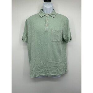 Goodfellow & Co Green Polo Shirt L 100% Cotton Short Sleeve Standard Fit